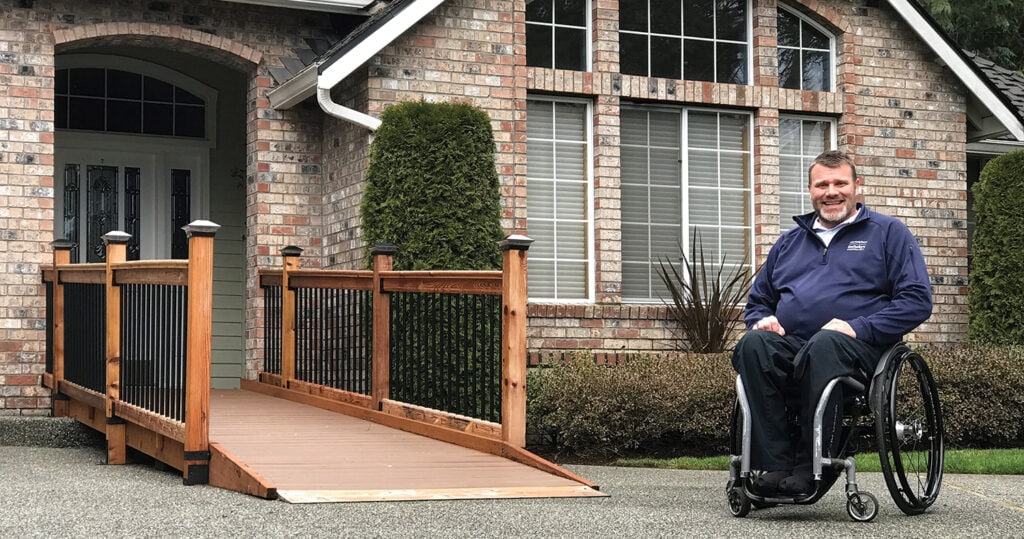 wheelchair-accessible kitchen
